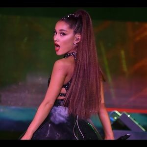 BLACK Ponytail Hair Extensions Ariana Grande
